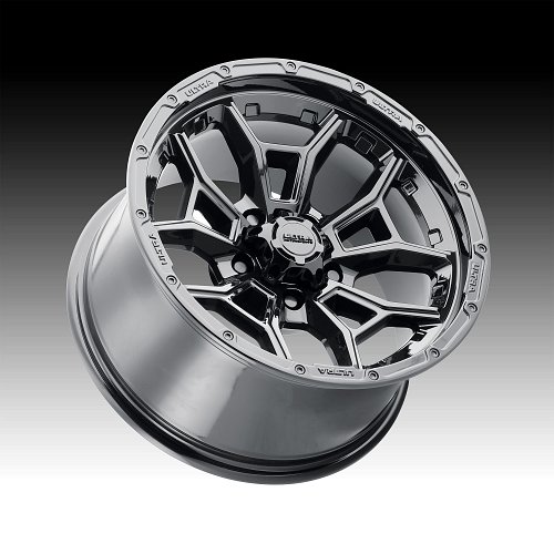 Ultra 125BK Warmonger 5 Gloss Black Custom Truck Wheels 2